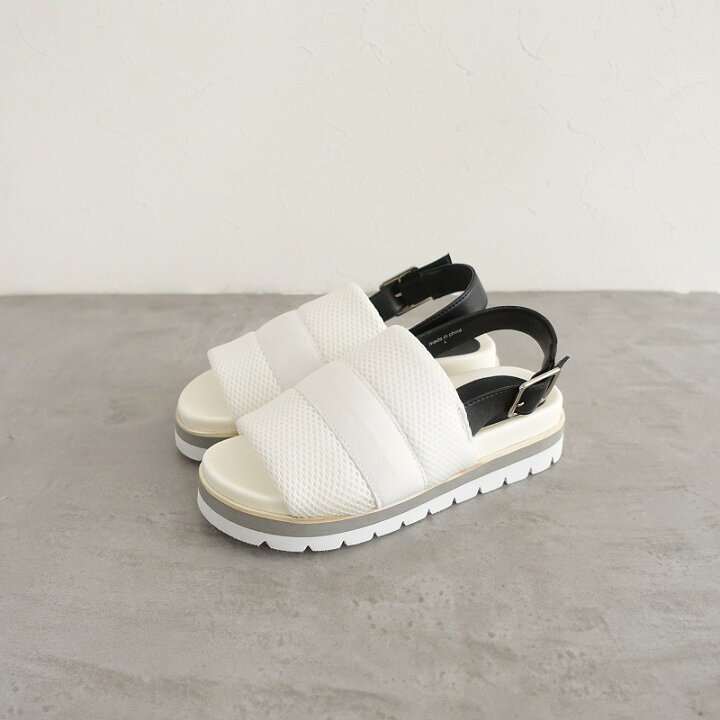 楽天市場】ズッカ ZUCCA メッシュプラットフォームサンダル L/24 L 