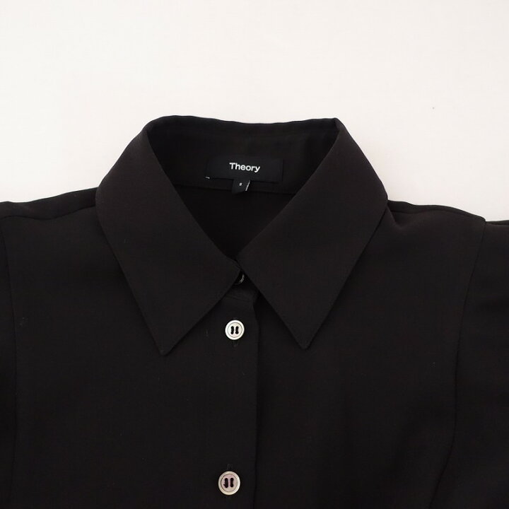 楽天市場】【定価2.2万】セオリー theory ラッフルフリルブラウス S 