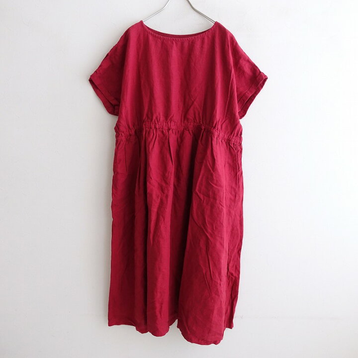 楽天市場】ネストローブ nest Robe リネン半袖ギャザーワンピース  