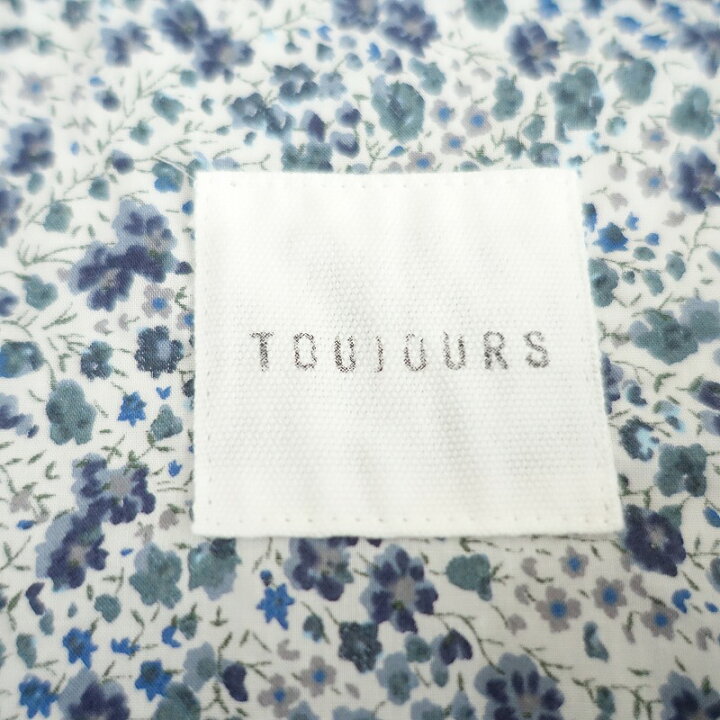 楽天市場】【美品】トゥジュー TOUJOURS 花柄ノースリーブブラウス 2 