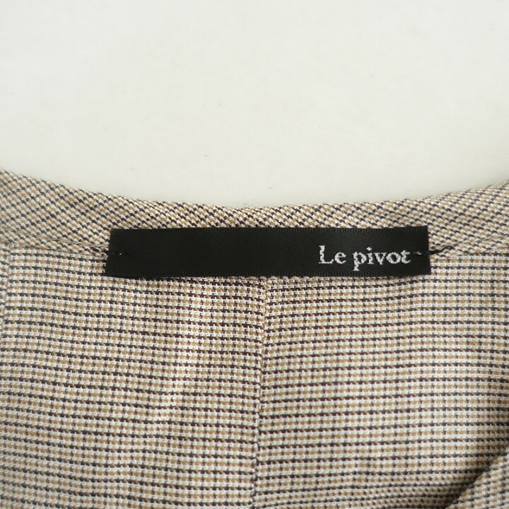 楽天市場】【美品】ルピボット Le pivot タックワンピース - 【中古 