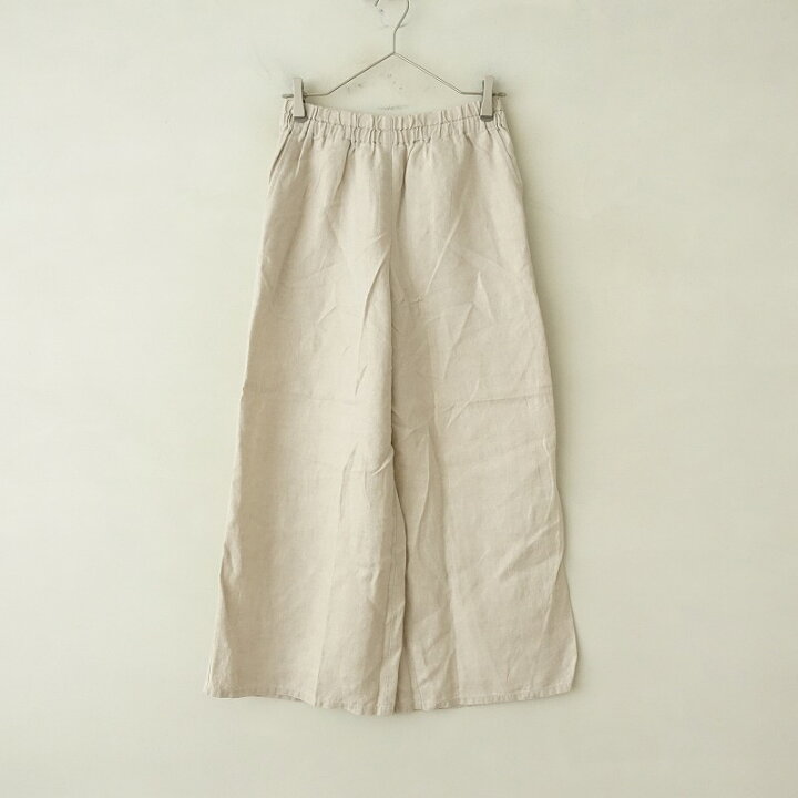 楽天市場】登美 群言堂 リネンワイドパンツ - 【中古】【62F42  