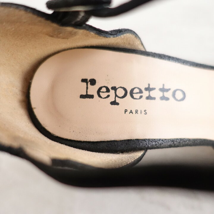 楽天市場】レペット repetto BAYA レザーTストラップヒールパンプス 35 