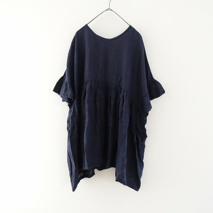 楽天市場】ネストローブ nest Robe リネンフリルスリーブチュニック F 