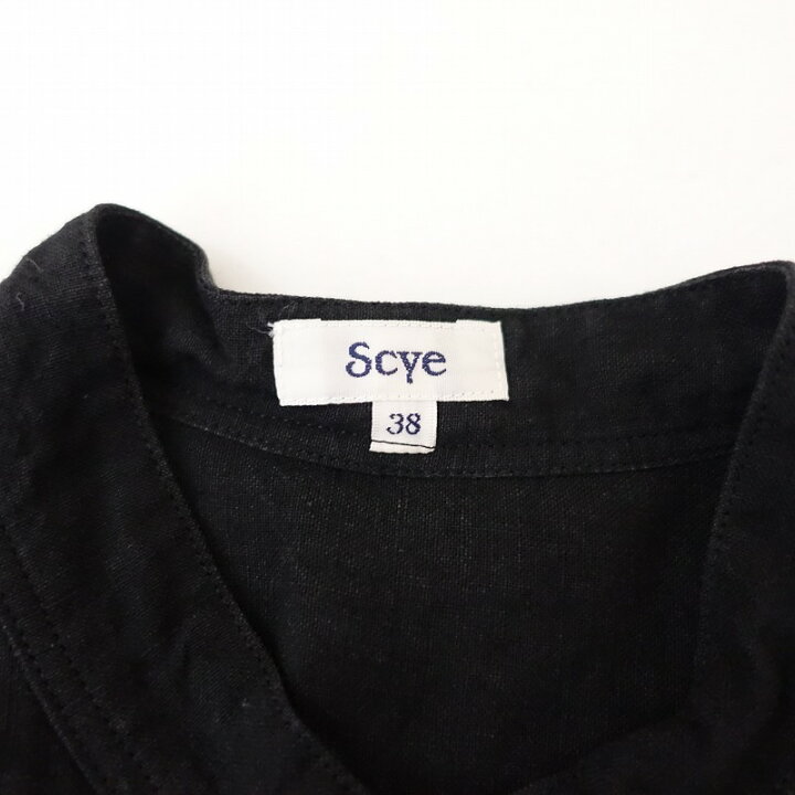 楽天市場】サイ Scye 高密度リネンギャザーブラウス 38 【中古 
