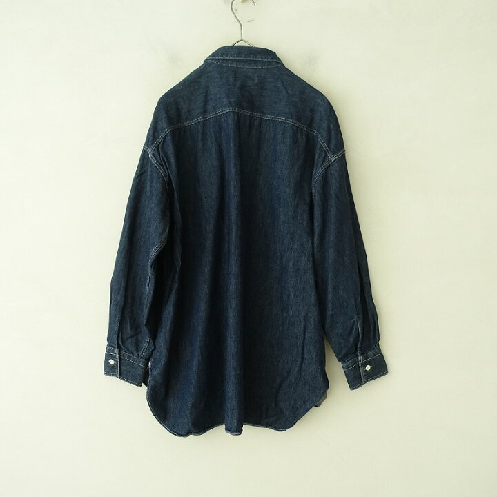 楽天市場】【美品/定価1.9万】かぐれ kagure ビッグデニムワークシャツ 