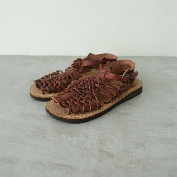 楽天市場】【美品】ラボーム LA BAUME レザーメッシュサンダル 36/23 