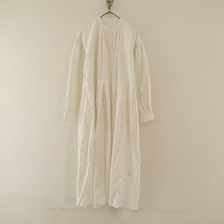 ☆nest Robe ネストローブヘンプコットンエンブロイダリーワンピース  