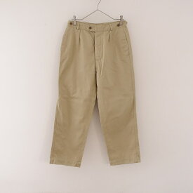 メゾンドソイル maison de soil ONE TUCK WIDE PANTS CHINO コットンチノパンツ 1 【中古】【13G42】