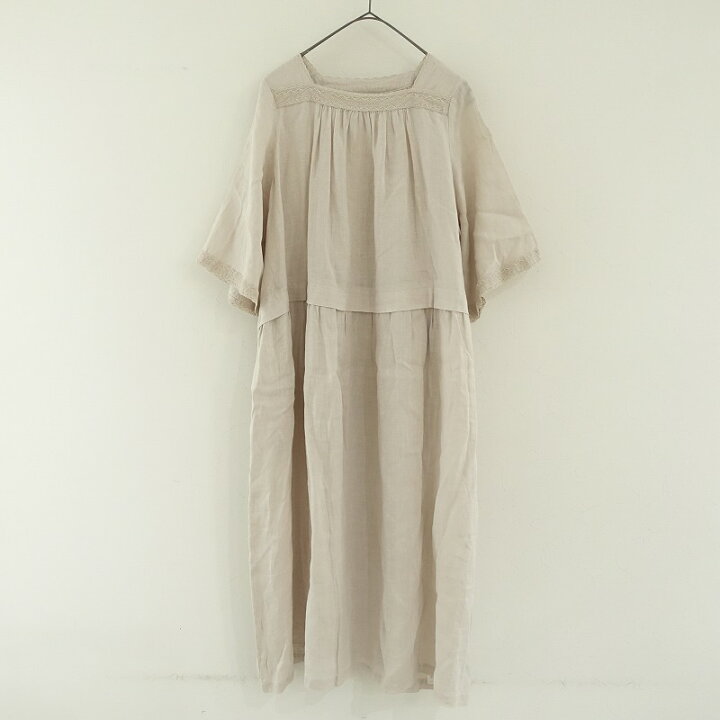 楽天市場】ネストローブ nest Robe リネンレースギャザーハーフ 