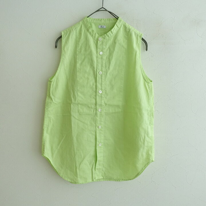 楽天市場】【美品】ダル Dhal Cotton Linen No Sleeve Shirt - 【中古 