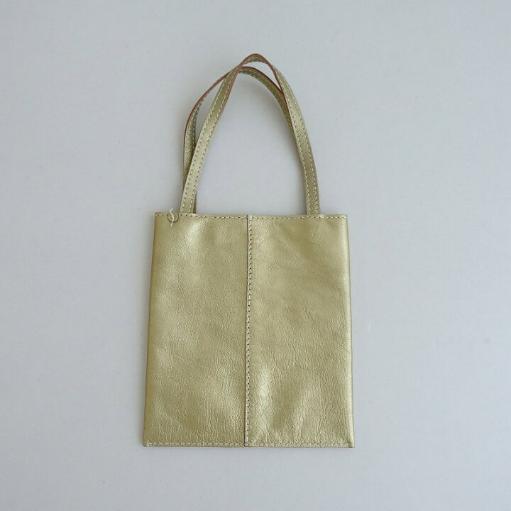 楽天市場】【美品】エバゴス ebagos メタリックレザー トートバッグ 