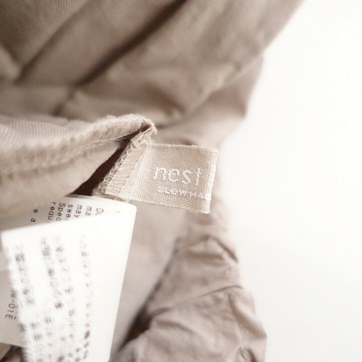 楽天市場】ネストローブ nest Robe コットンラミーワイドイージー 