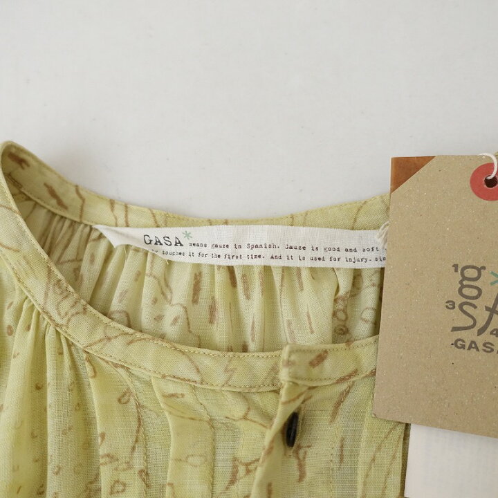 楽天市場】【美品/定価5.2万】ガサ GASA プリントウールガーゼシャツ 