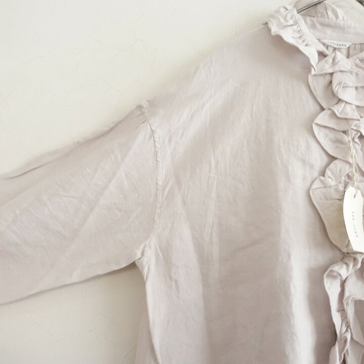 楽天市場】【美品】トゥジュー TOUJOURS リネンラッフルフリルブラウス  