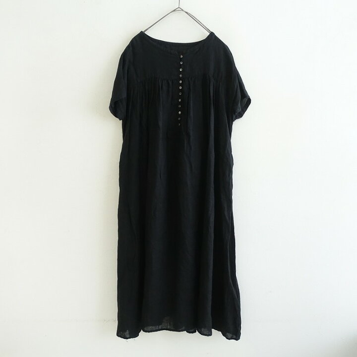 楽天市場】ネストローブ nest Robe リネンギャザーワンピース F 【中古 