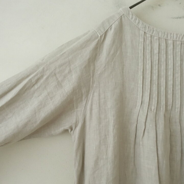 楽天市場】ネストローブ nest Robe リネン2wayタックワンピース  