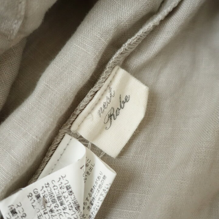 楽天市場】ネストローブ nest Robe リネン2wayタックワンピース  