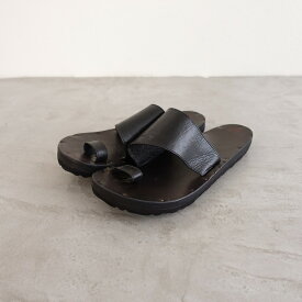 【定価7.7万】ユッタニューマン JUTTA NEUMANN ALICE-BIRKEN SOLE ROUND TOE レザーサンダル 23.5 - 【中古】【51H42】