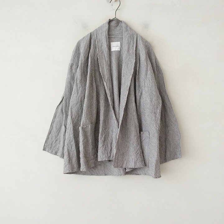 楽天市場】トゥジュー TOUJOURS リネンショールカラールーズジャケット 