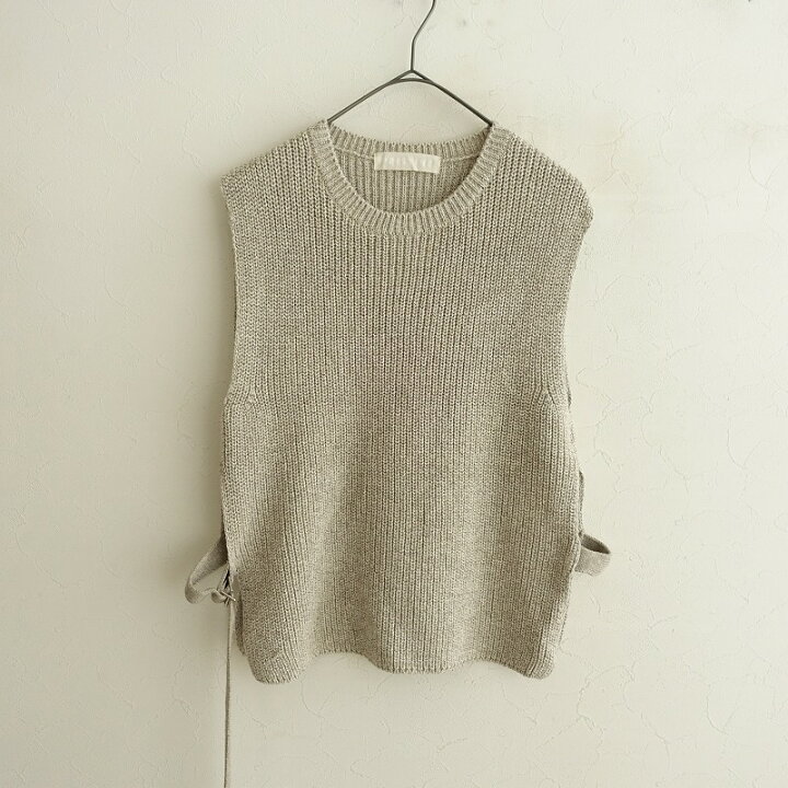 プリスティンのベストジレオーガニックコットンpristine 長けりゃ 