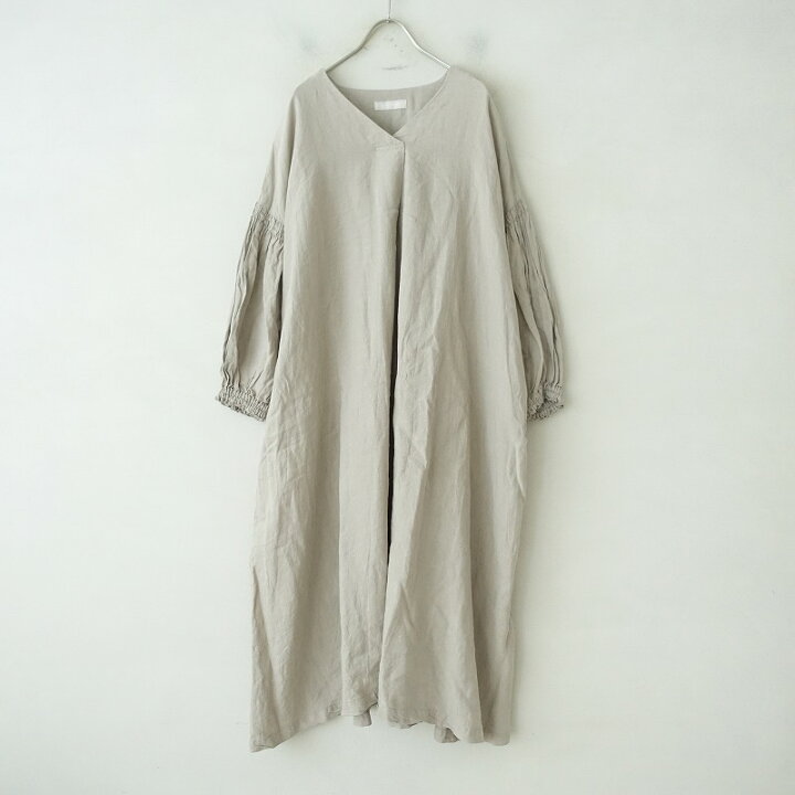 楽天市場】ネストローブ nest Robe リネンバックギャザーVネック  