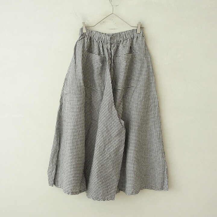 楽天市場】ネストローブ nest Robe ヘンプ先染めギンガムキュロット 