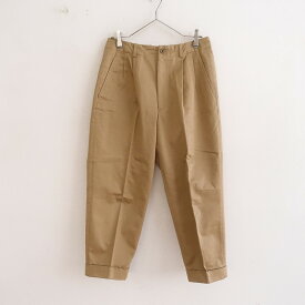 サイベーシックス SCYE BASICS コットン2タックセンタープレステーパードパンツ 40 【中古】【11I42】