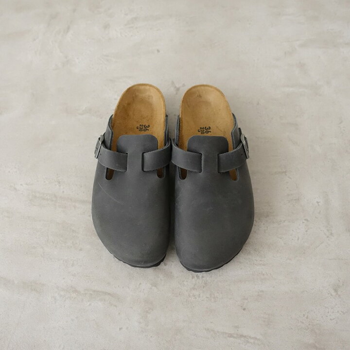 Birkenstock サボサンダル 37 グレー - サボ・クロッグサンダル