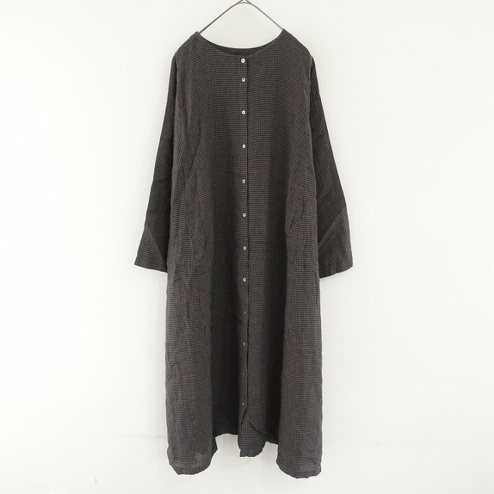 楽天市場】【定価2.9万】ネストローブ nest Robe リネンカラーギンガム 