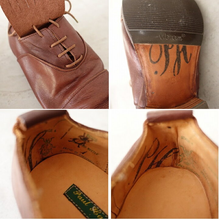 楽天市場】ポールハーデン Paul Harnden キルト付きレザーシューズ 5  