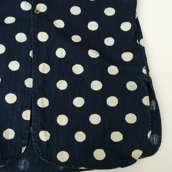 楽天市場】フォーティファイブアール 45R コインドットインディゴ染め  