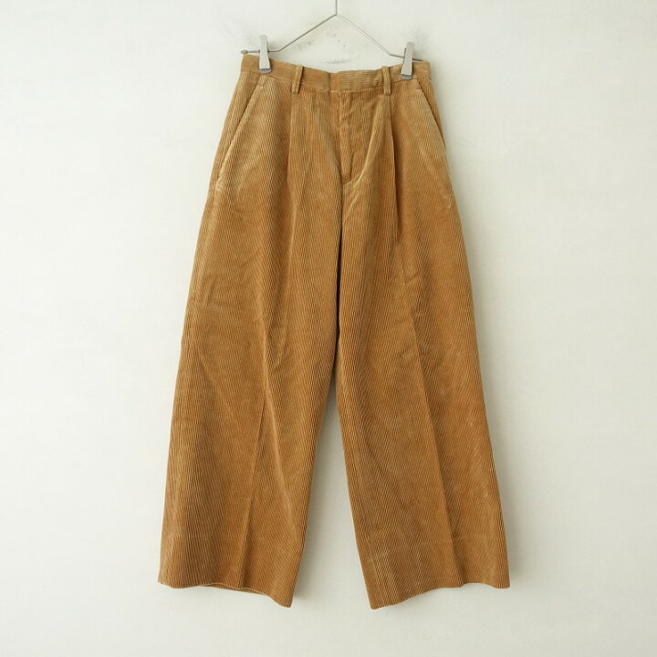楽天市場】【美品】オーラリー AURALEE コーデュロイワイドパンツ  