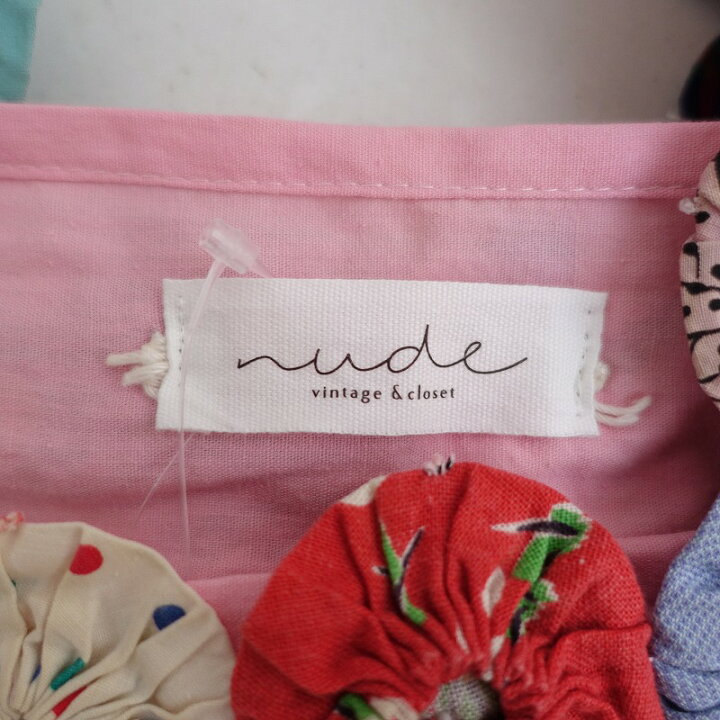 nude vintage キルトトップス
