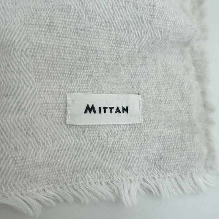 楽天市場】【美品】ミッタン MITTAN 柄織りニットストール 【中古 