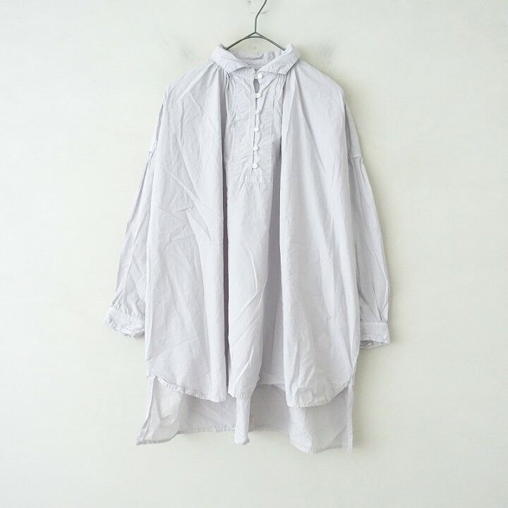 楽天市場】ネストローブ nest Robe コットンロングギャザーシャツ F 