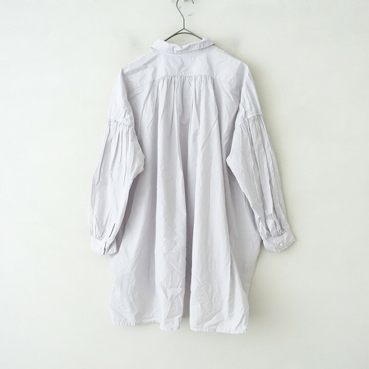 楽天市場】ネストローブ nest Robe コットンロングギャザーシャツ F 