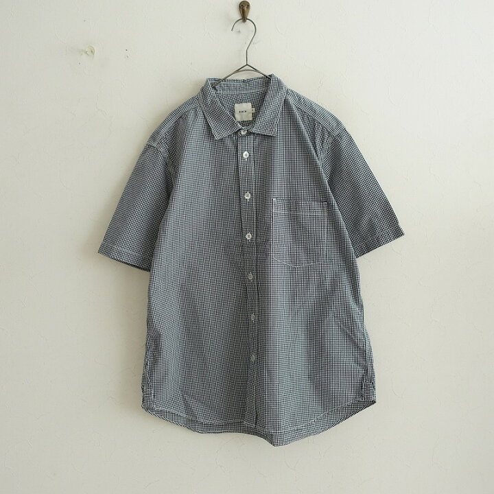 楽天市場】リネン RINEN コットンギンガムチェック半袖シャツ 2 【中古 