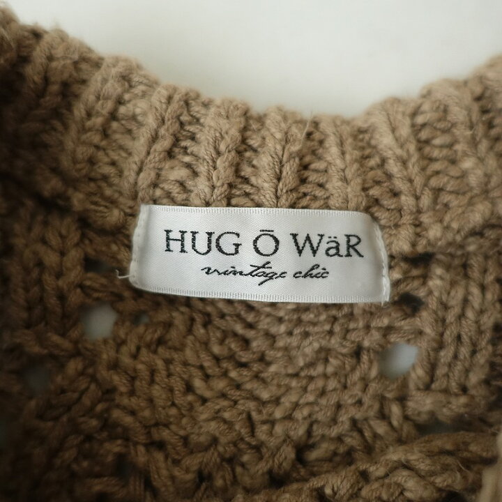 楽天市場】ハグオーワー Hug O War 透かしケーブル編みニットプル 