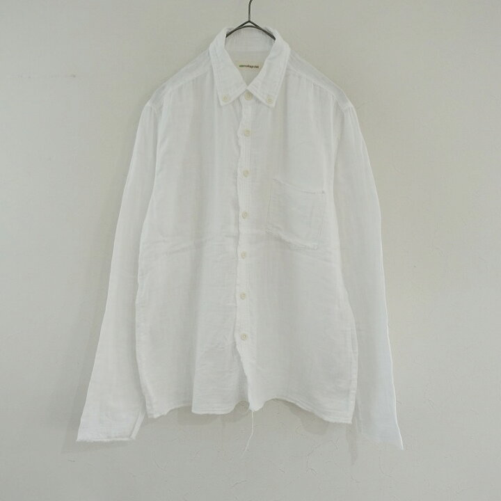 楽天市場】ウラモリカゲシャツ ura morikage shirt ダブルガーゼボタン 