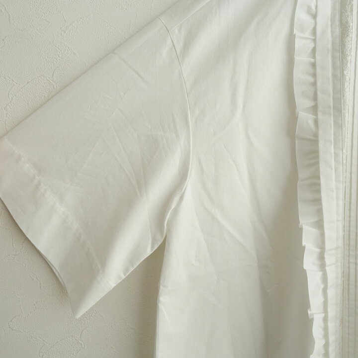 楽天市場】【未使用/定価5万】エブール ebure コットンサテンフリル 