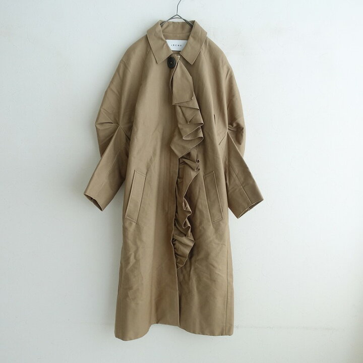 楽天市場】アイレネ IRENE フリルロングコート 36 【中古 