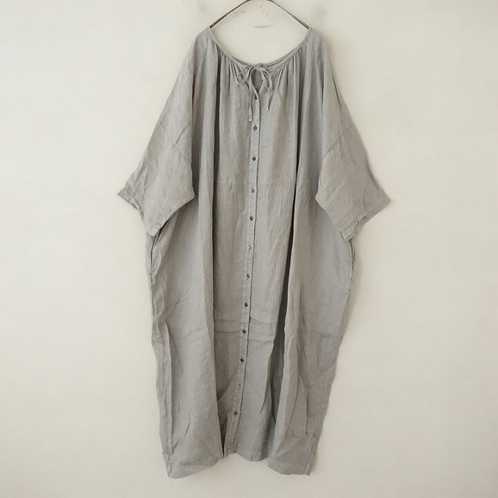 2024】ネストローブ nest ひっぱら Robe コットンリネンサテンコクーン 