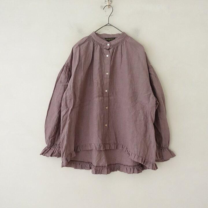 楽天市場】ハグオーワー Hug O War リネンフリルブラウス F 【中古 