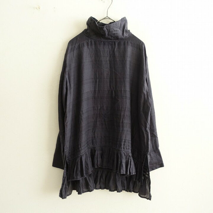 楽天市場】【定価3.1万】ブノン BUNON ワイドネックタックブラウス 