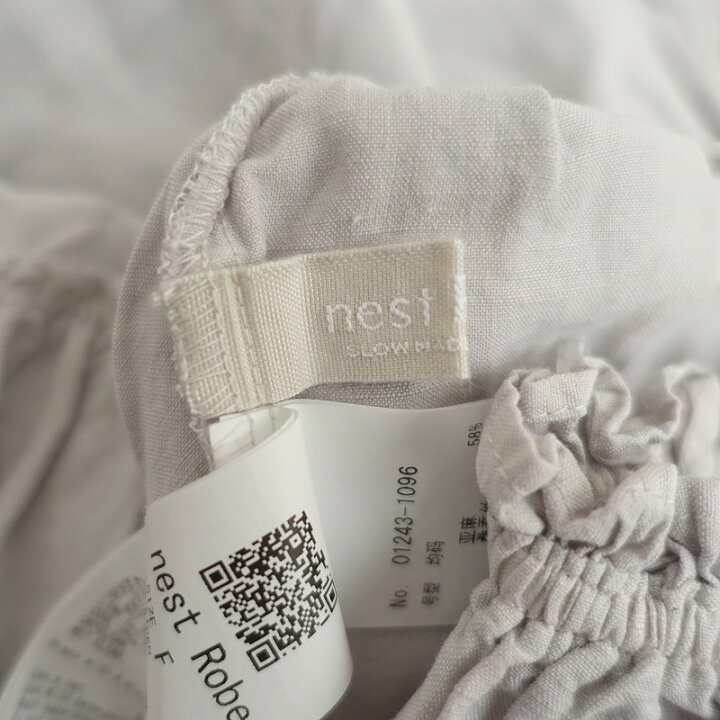 楽天市場】【2024/定価2.9万】ネストローブ nest Robe シルクリネン