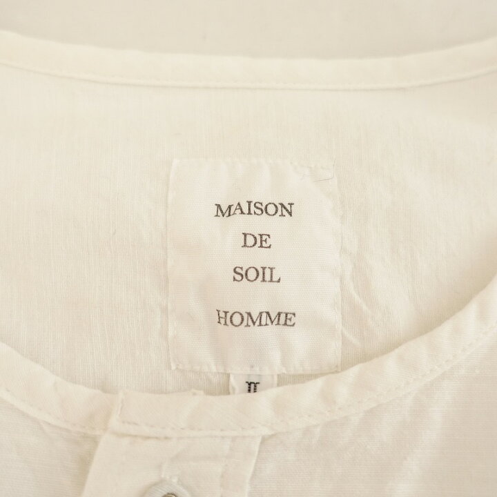 楽天市場】メゾンドソイルオム maison de soil HOMME カディコットン  