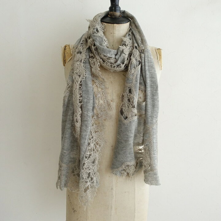 中古】ファリエロサルティ Faliero Sarti ストール マフラー フリンジ  