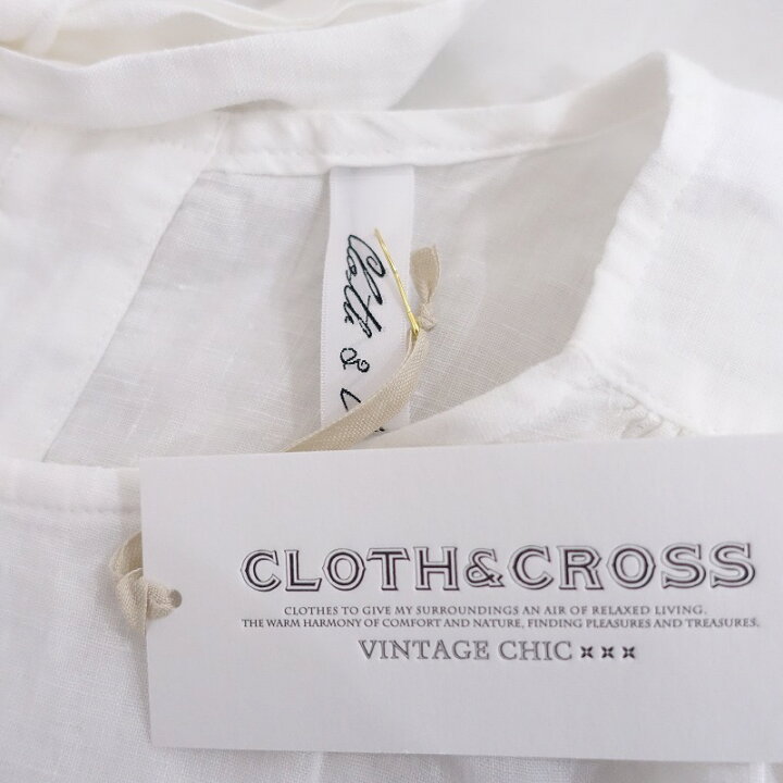 楽天市場】【美品/2024/SS/定価2.7万】クロス＆クロス Cloth&Cross 