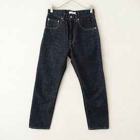 【定価1.8万】ハツキ HATSKI レギュラーテーパードデニムパンツ 0 【中古】【20C52】